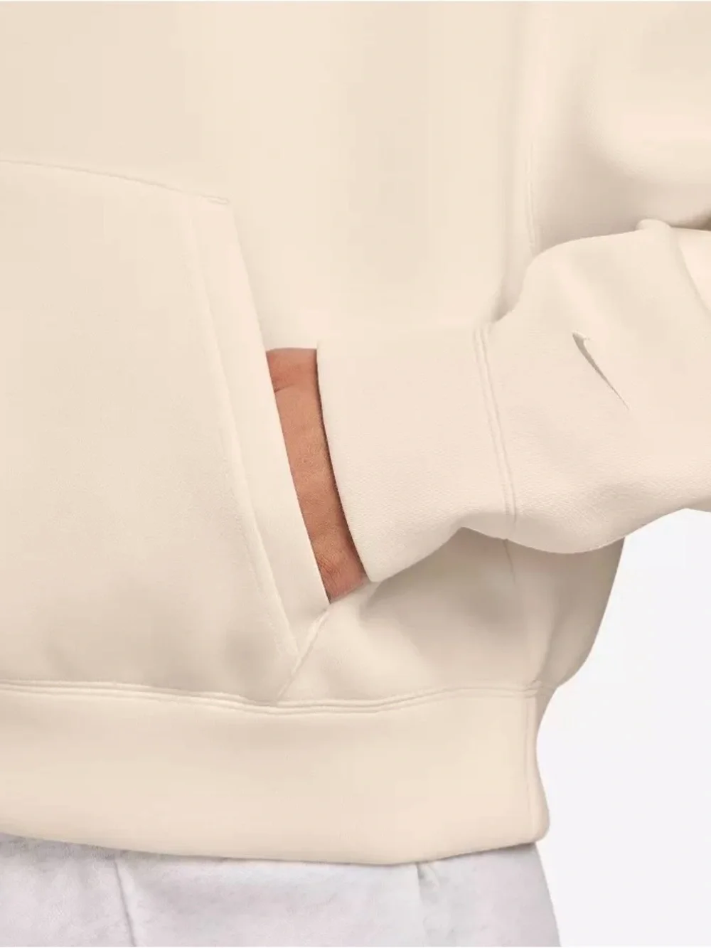 Nike Cream Pullover Hooded Sweatshirt